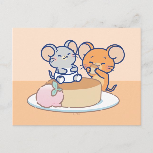 Carte Postale Anime Tuffy et Jerry Cheesecake (Devant)