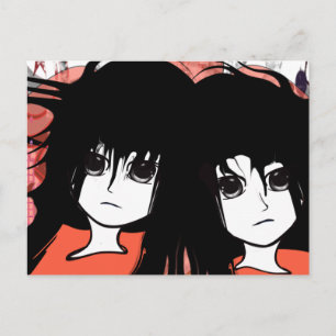 Carte Postale Anime Twins
