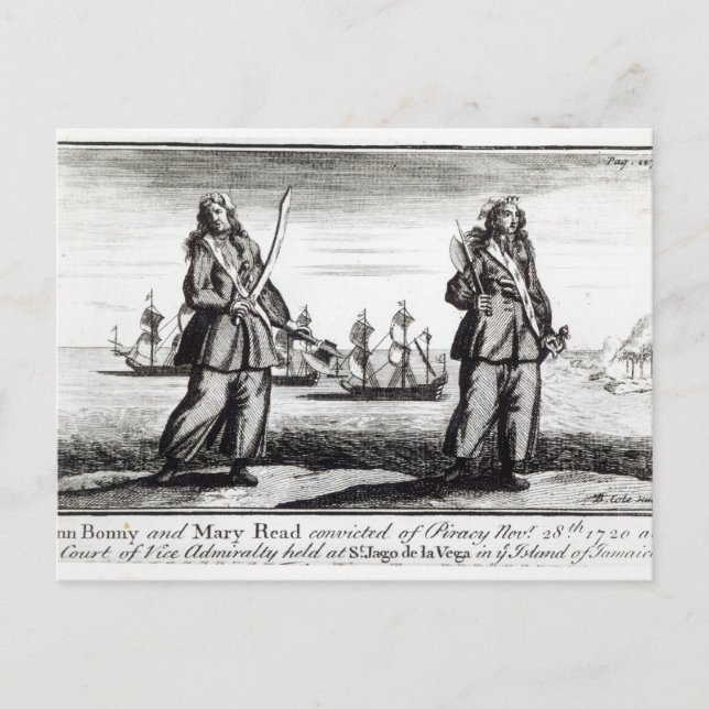 Carte Postale Ann Bonny et Mary (Devant)