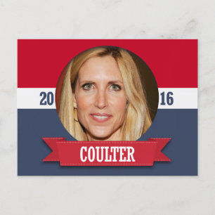 CARTE POSTALE ANN COULTER 2016