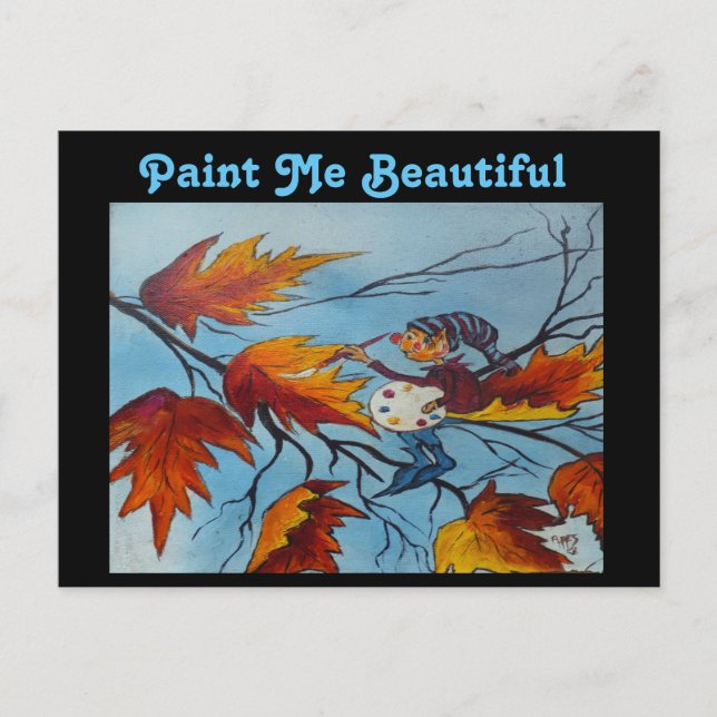 Carte Postale Ann Hayes Peinture Pixie Peinture (Devant)