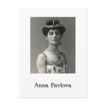 Carte postale Anna Pavlova