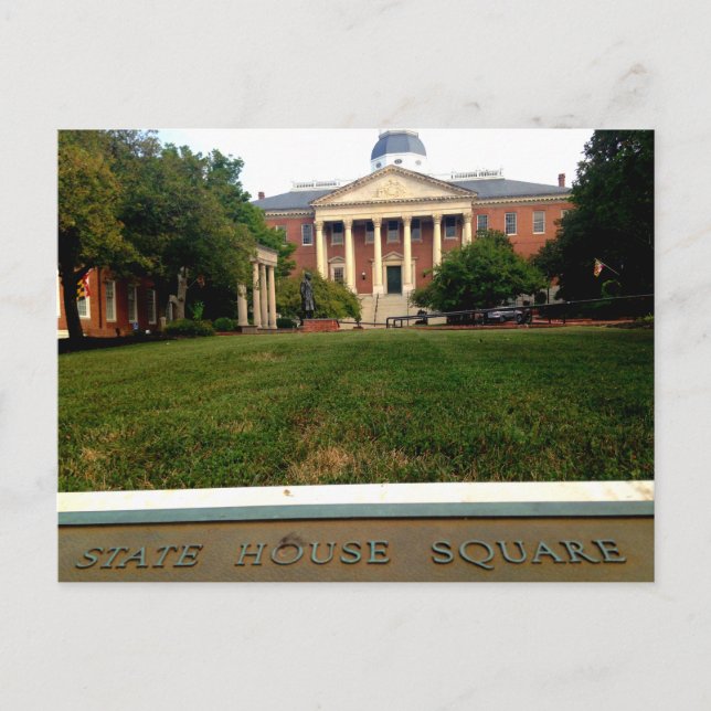 Carte Postale Annapolis du centre historique le Maryland (Devant)