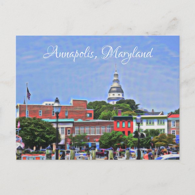 Carte postale Annapolis, Maryland (Devant)