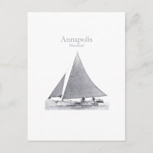 Carte Postale Annapolis Skipjack