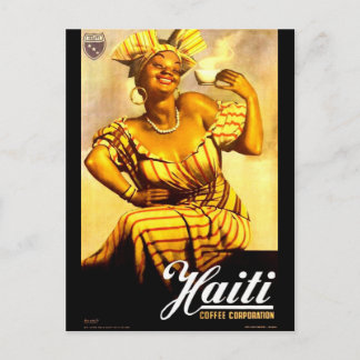 Carte Postale Années 1950 Haïti Coffee Corporation