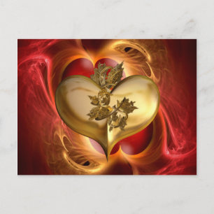 Carte Postale Années d'or / Coeur par coeur