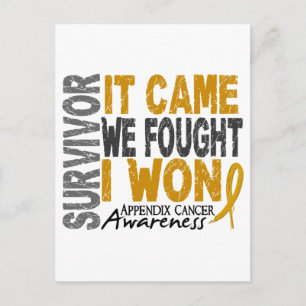 Carte Postale Annexe Cancer Survivant Il Est Arrivé Nous avons c