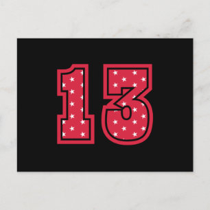 Carte Postale Anniversaire 13 ANS 13ème Anniversaire Enfants Vin