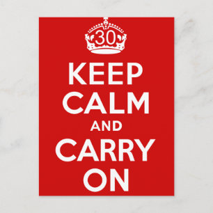 Carte Postale Anniversaire 30 ans