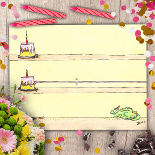 Carte Postale Anniversaire Caméléon