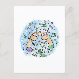 Carte Postale Anniversaire de corail