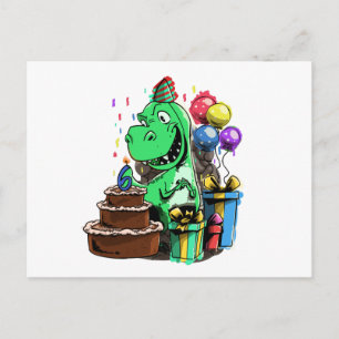 Carte Postale Anniversaire de dinosaure 6