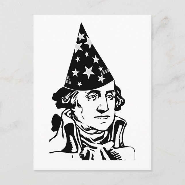 Carte Postale Anniversaire de George Washington (Devant)