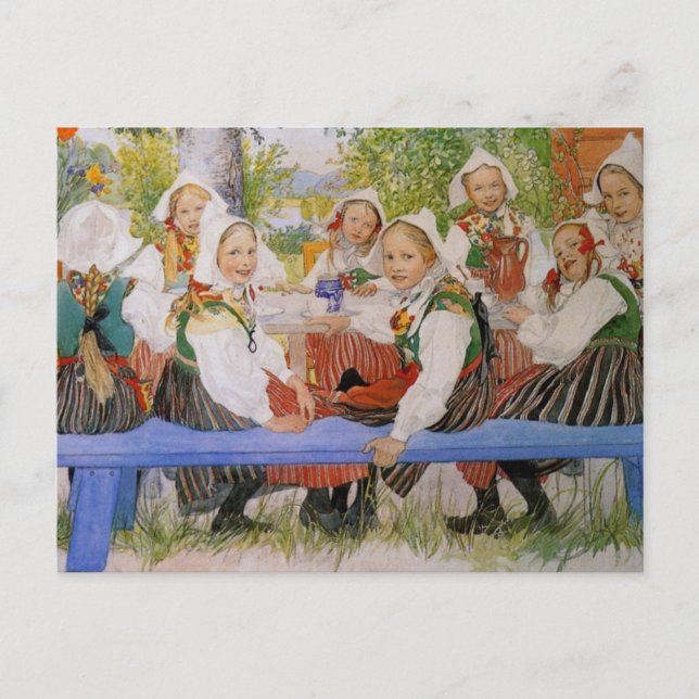 Carte Postale Anniversaire de Kersti 1909 (Devant)