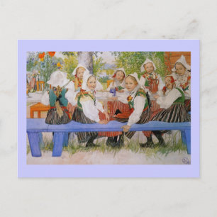 Carte Postale Anniversaire de Kersti 1909