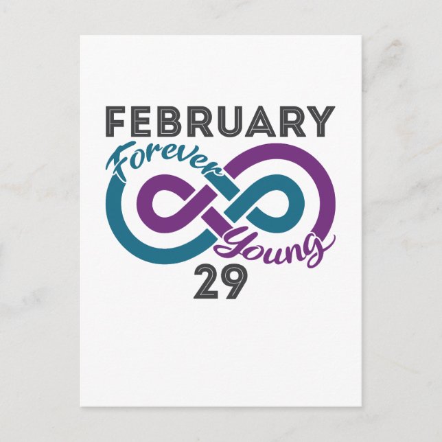 Carte Postale Anniversaire de l'année du jeune bond (Devant)