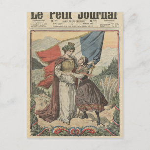 Carte Postale anniversaire de l'annexion de la Savoie à