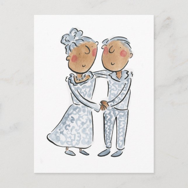 Carte Postale Anniversaire de l'argent (Devant)