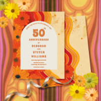 Anniversaire de Mariage Rétro 1970 50 ans Enregist