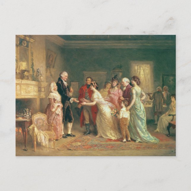 Carte Postale Anniversaire de Washington, 1798 (Devant)