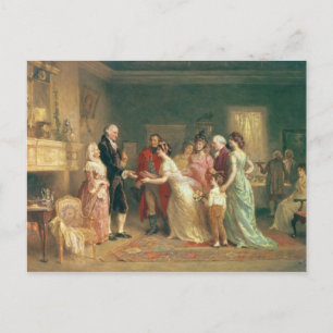 Carte Postale Anniversaire de Washington, 1798