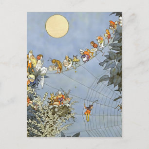 Carte Postale "Anniversaire des fées" par Heath Robinson