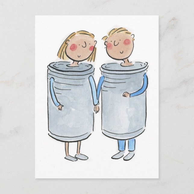 Carte Postale Anniversaire d'étain (Devant)