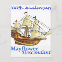 Anniversaire du navire à voile Descendant Mayflowe
