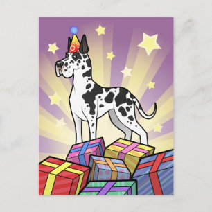 Carte Postale Anniversaire Great Dane