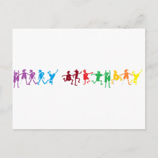 Carte Postale anniversaire heureux