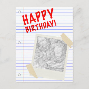 Carte Postale anniversaire heureux