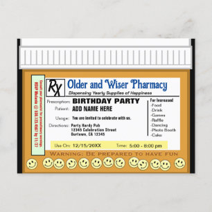 Carte Postale Anniversaire RX pour le plaisir