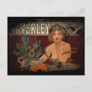 Carte Postale Annonce cycliste