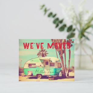 Carte Postale Annonce de déménagement de la nouvelle adresse de 
