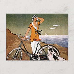 Carte Postale Annonce de vélo, 1925