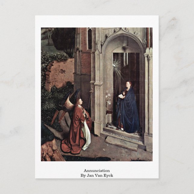 Carte Postale Annonce Par Jan Van Eyck (Devant)