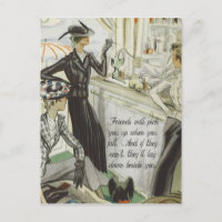 Annonce vintage de mode :  Amitié