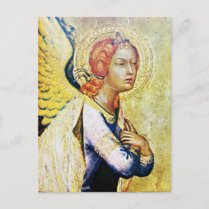 Carte Postale ANNONCIATION ANGEL Parchemin
