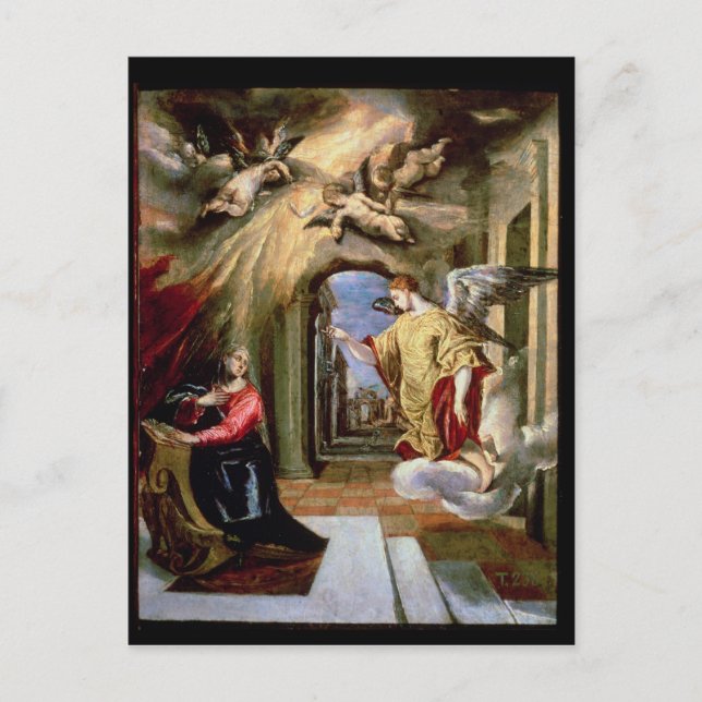 Carte Postale Annonciation, ch.1570-73 (Devant)