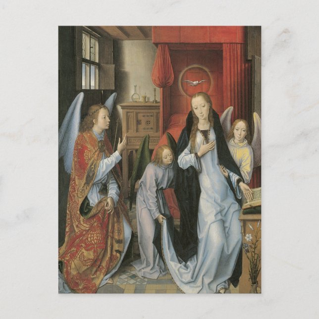Carte Postale Annonciation de Hans Memling (Devant)