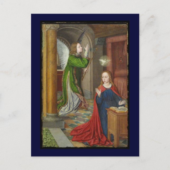 Carte Postale Annonciation Jean Hey (Devant)