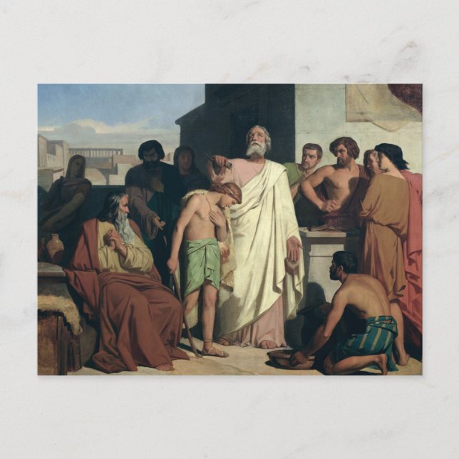 Carte Postale Annotation de David par Saül, 1842 (Devant)