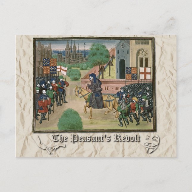 Carte Postale Anonyme : La révolte paysanne (Devant)