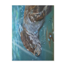 Ansichtkaart Otter.