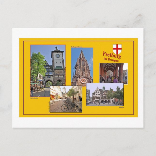 Carte Postale Ansichtskarte Freiburg im Breisgau (Devant)