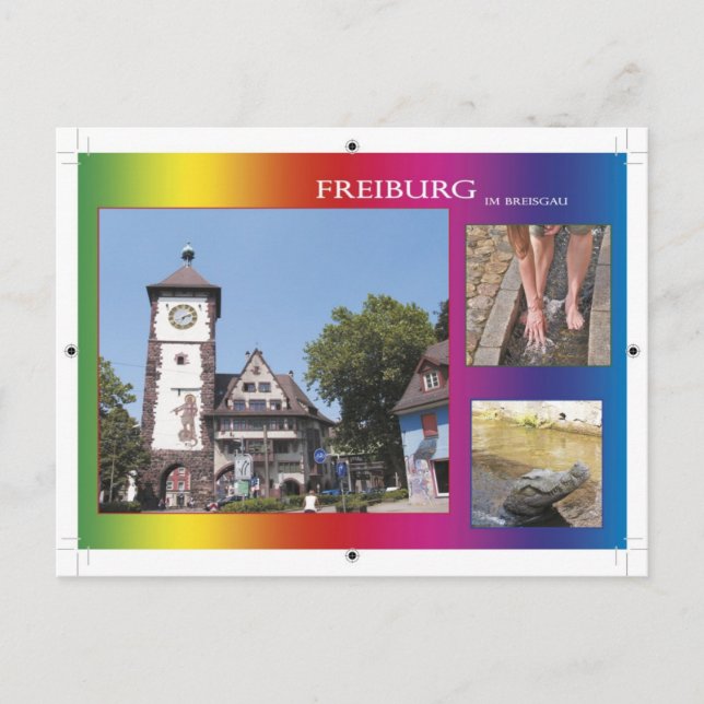 Carte Postale Ansichtskarte Freiburg im Breisgau (Devant)