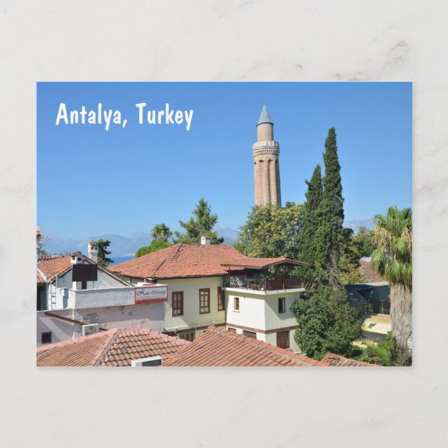 Carte Postale Antalya, Turquie (Devant)