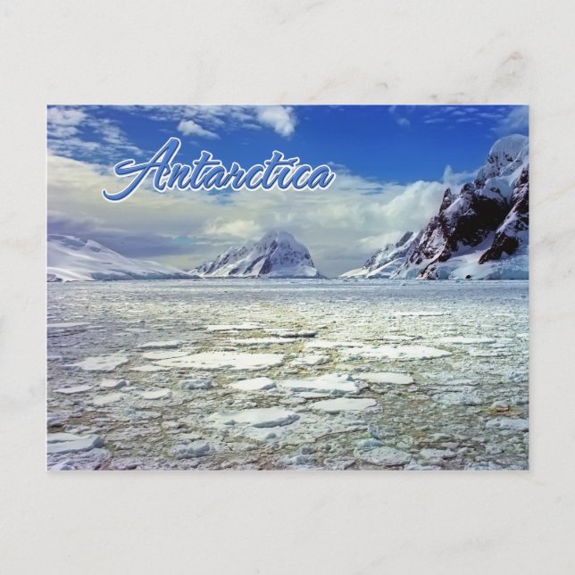 Carte Postale Antarctique (Devant)