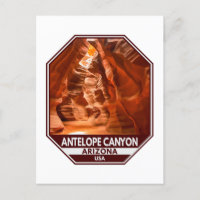 Antelope Canyon Arizona Travel Emblem
